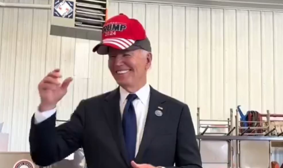 Biden dons ‘Trump 2024’ hat: confused mistake or deliberate message to Kamala Harris?
