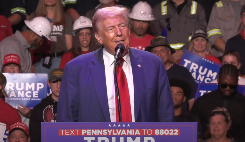 PENNSYLVANIA: Trump calls on CHRISTIANS to get out and VOTE in 2024