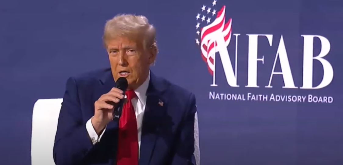 Trump speaks at Georgia faith summit event, says religion is ‘the glue’ that holds America together