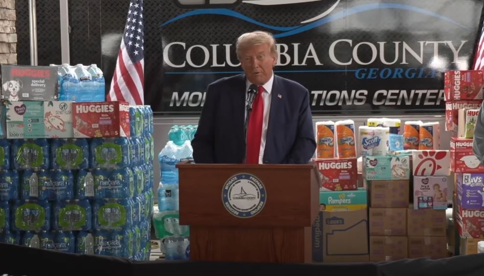 GEORGIA: President Trump demonstrates leadership amidst devastation of Hurricane Helene