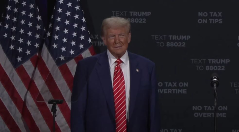 Trump’s Georgia remarks focus on looking ahead to victory on November 5